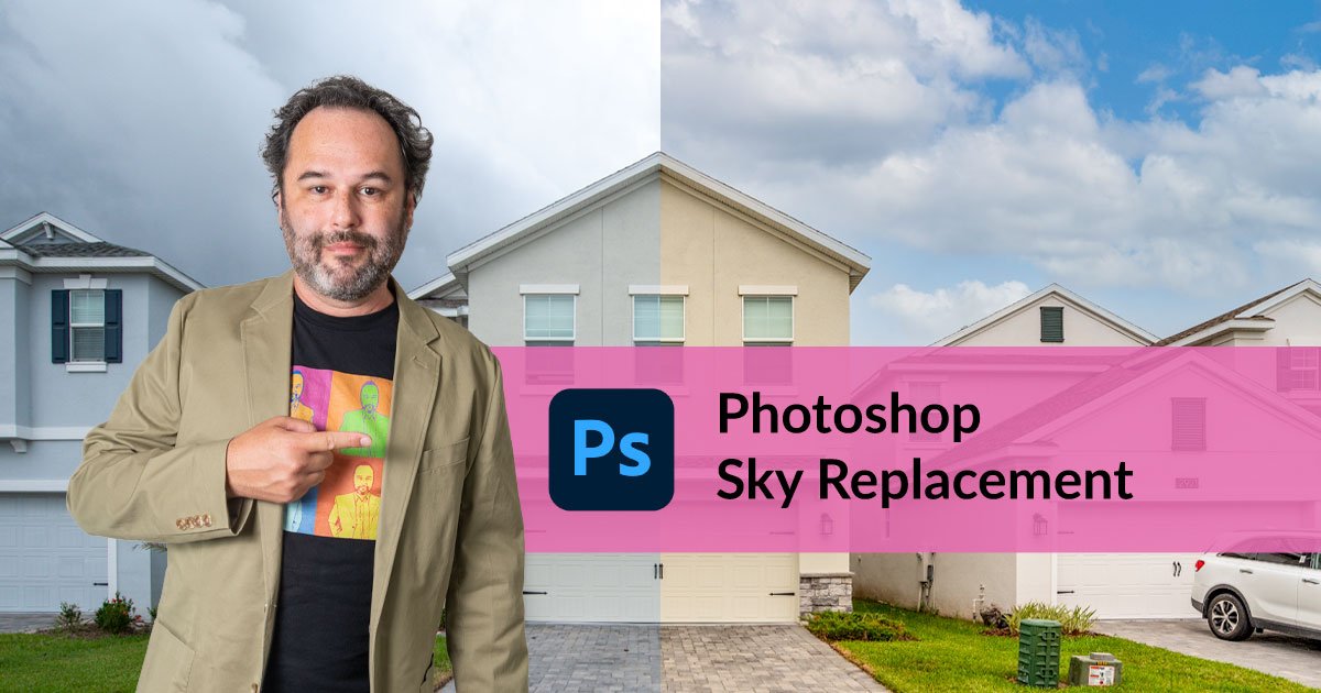 Photoshop Sky Replacement for Real Estate Photography